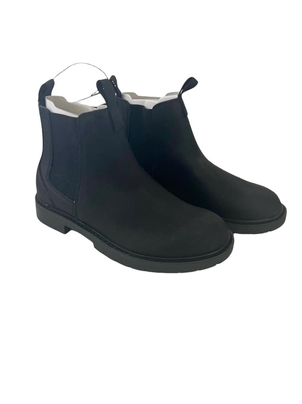 NWT Portland by Portland Boot Company Men's Casual Chelsea Black Boots 8 wide